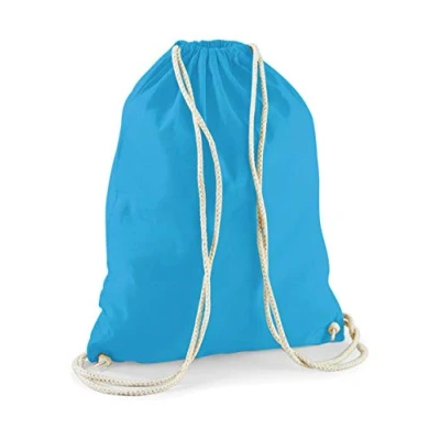 Image of Westford Mill Cotton Gymsac Surf Blue
