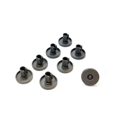 Image of 8 x Place4parts Dishwasher Lower Basket Wheels for AEG, Electra, Electrolux, Privileg, Tricity Bendix, Zanker, Zanussi 40mm