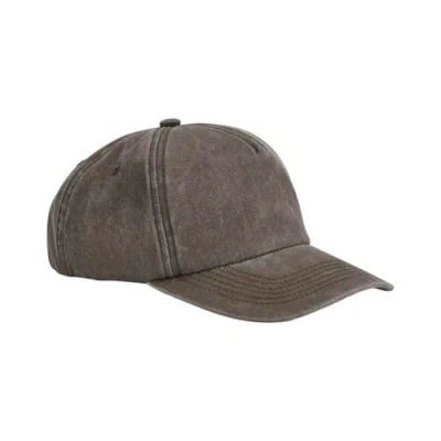 Image of Beechfield Relaxed Vintage Brown Cap Sun Hat, Baseball Caps Mens and Womens, Golf Hats, Running Tennis Sports Hat