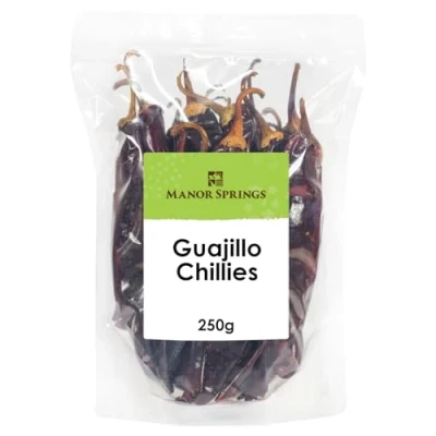 Image of Dried Guajillo Chillies 250g by Manor Springs