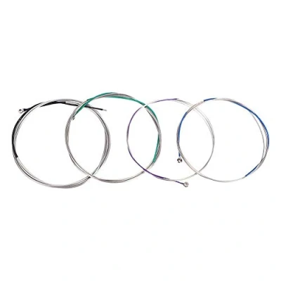Image of Drfeify 3/4 4/4 Metal Cello Strings, Copper Nickel Zinc Alloy Strings Cell Replacement Part