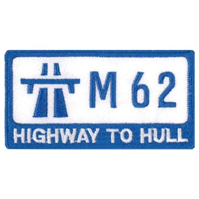 Image of Klicnow Highway to Hull Embroidered Patch 9CM X 4.5CM (3 1/2&quot; 1 3/4&quot;)
