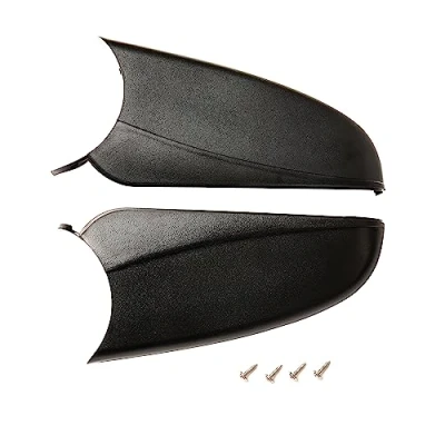 Image of Wing Mirror Cover Lower Holder Plastic Trim Replacement Pair Compatible With Vauxhall Opel Astra