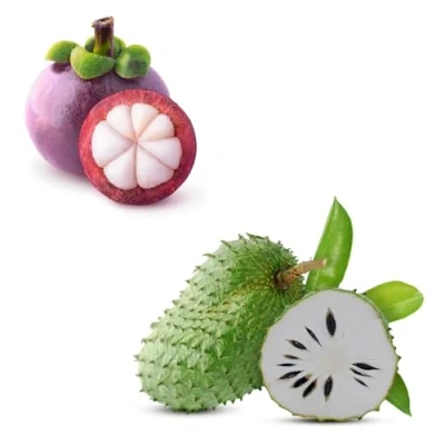 Image of Fresh Soursop from Sri Lanka 2kg &amp; Mangosteen 250gr