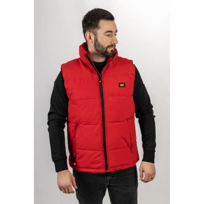 Image of Caterpillar CAT Mens C430 Padded Arctic Workear Gilet Bodywarmer