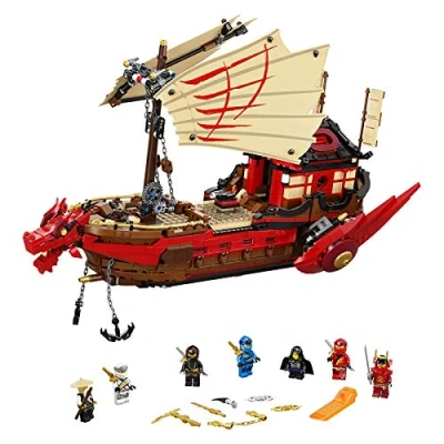 Image of LEGO NINJAGO Legacy Destiny’s Bounty 71705 Ninja Toy Building Kit Featuring Action Figures, New 2020 (1,781 Pieces)