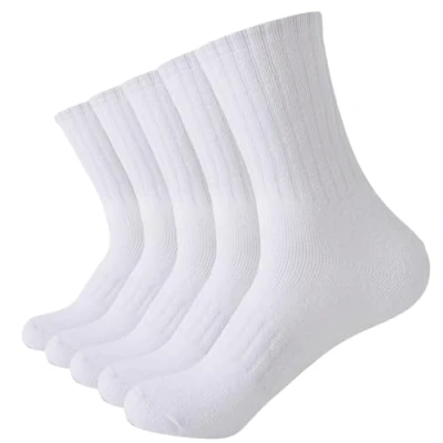 Image of Josnown Mens Thermal Socks, Winter Warm Walking Sock, Thick Cushioned Hiking Work White Sports Outdoor Socks for Men