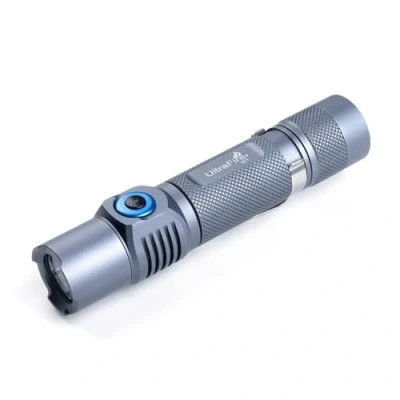 Image of ULTRAFIRE Rechargeable LED Torch 1500 Lumens Super Bright Tactical Torch, 7 Modes Small with Battery, IP68 Waterproof Portable Flashlight, EC1