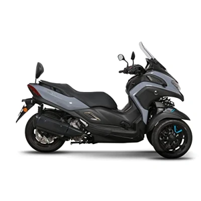 Image of SHAD Y0XM37RV Backrest Kit Yamaha X Max 300 (2017), Black, Size Normal