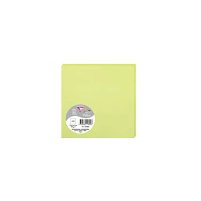 Image of Clairefontaine Ref 11840C Pollen Card (Pack of 25 Sheets) 135 x 135mm Sized, Acid Free, Inkjet &amp; Laser Compatible, Easy to Write On, 210gsm Leaf Bud Green