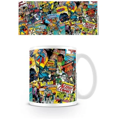 Image of DC Comics MG23663 Originals Comic Covers Ceramic Mug, Multi Colour, 7.9x11.00x9.3 cm
