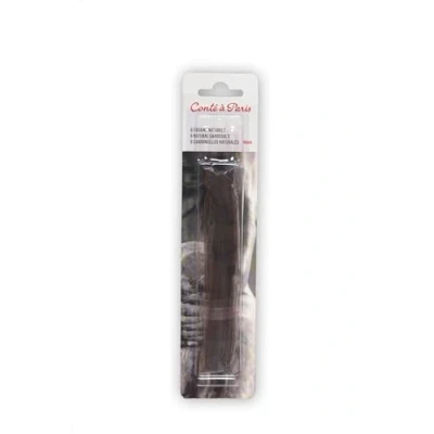 Image of Conté à Paris 4mm Round Natural Charcoal (Pack of 5)