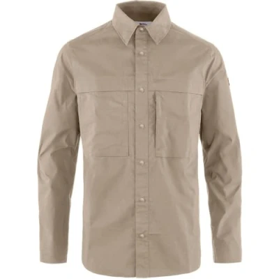 Image of Fjallraven Men&#039;s Abisko Trail Shirt LS M, Fossil, M