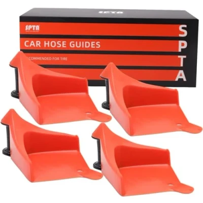 Image of Car Hose Guides, 4 Pieces Ezy Wheel Pressure Washer, Wash Detailing Tool, Inserts That Prevent Unnecessary Friction When Washing HWPFC12