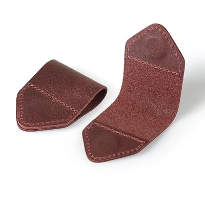 Image of Londo Genuine Leather Handmade Bookmark (Set of 2) (Damson, Magnetic)