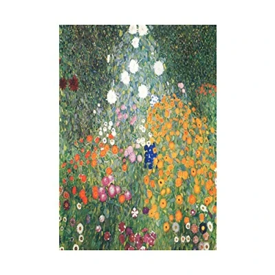 Image of Wee Blue Coo Gustav Klimt Flower Garden 1907 Old Master Painting Art Wall Print