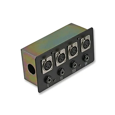 Image of Pulse PLS00514 AV Connection Box, 4 x XRL Sockets and Jack