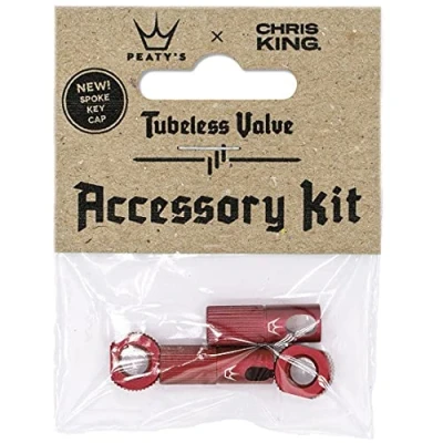 Image of Peatys x Chris King (MK2) Tubeless Valves Accessory Kit