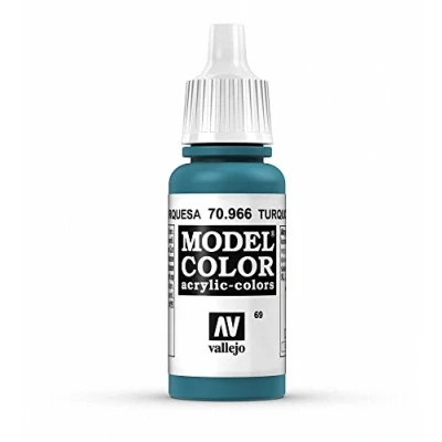 Image of Vallejo Model Color 17 ml Acrylic Paint Turquoise