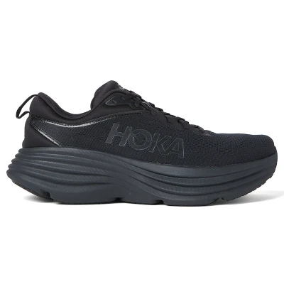 Image of HOKA Bondi 8 Neutral running shoes, Men&#039;s, Size: 9, Black Textile/synthetics