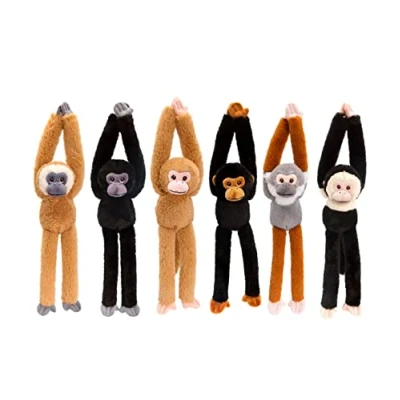 Image of Keel Toys SE1032 40cm Keeleco Hanging Monkeys 100% Recycled Huggable ASSORTMENT OF 6 ONE SUPPLIED AT RANDOM