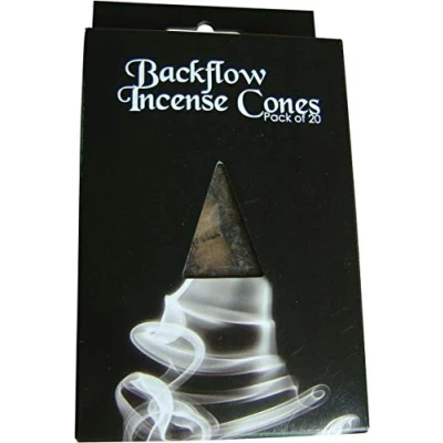 Image of Nemesis Now Backflow Incense Cones Pack of 20 Lavender, Black