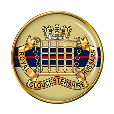 Image of Royal Gloucestershire Hussars, British Army Pin Badge