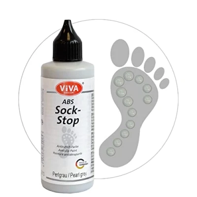 Image of Viva Decor Abs Sock Stop Paint 82Ml Pearl Grey