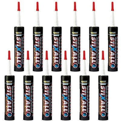 Image of Everbuild Stixall Extreme Power Adhesive Clear 290ml (Box of 12)