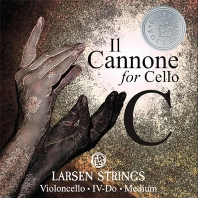 Image of Larsen IL Cannone Cello Strings C Tungsten Direct &amp; Focused