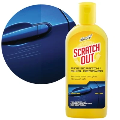 Image of Formula 1 Scratch Out Car Remover and Paint Restorer 7oz Repair Liquid for Fine Scratches, Swirls, Haze, Minor Marks, Water Spotting Removal