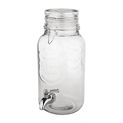 Image of Olympia Clip Top Water Dispenser Printed Ice Cold Drink 36L Restaurant Catering