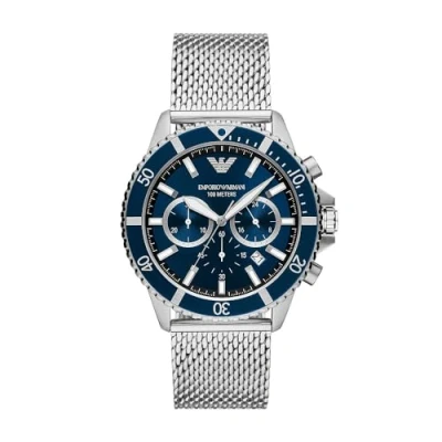 Image of Emporio Armani Men&#039;s Watch Chronograph, Stainless Steel, AR11587