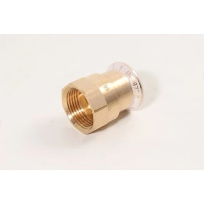 Image of Geberit Mapress Copper Press Fit Adaptor with Female Thread (Water) 22mm x 3/4&quot; 61806