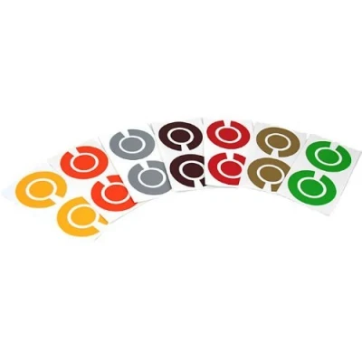 Image of Lawn Bowls Identification Marker Stickers Pack of 4 Labels