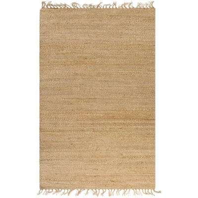 Image of vidaXL Hand Woven Jute Area Rug 120x180 cm Natural