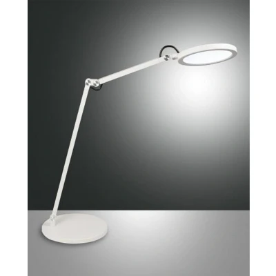 Image of Regina Integrated LED Table Lamp White Glass
