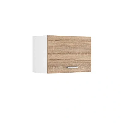 Image of Vicco Wall cabinet Raul, Sonoma/White, 60 cm Flat