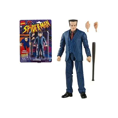 Image of Spider Man Marvel Legends Series 15 cm Marvel’s Hammerhead Action Figure Toy, Includes 3 Accessories: 2 Alternate Hands, 1 Baseball Bat