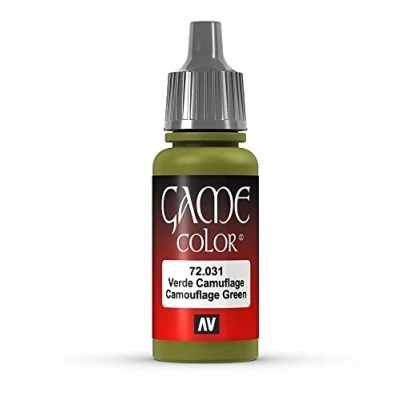 Image of Vallejo VJ72031 Game Color 17 ml Acrylic Paint Camouflage Green