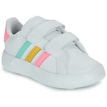 Image of adidas Sportswear Grand Court Trainers Cloud white pulse mint beam pink for kids, Size: 3K, Synthetics