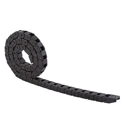 Image of R28 1000mm/40&quot; Black Wire Carrier Nylon Cable Drag Chain for CNC Router Machine/3 Dimensional Printer