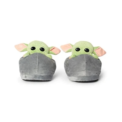 Image of Star Wars: The Mandalorian Child Grogu 3D Slippers Women 7 8, Kids 5
