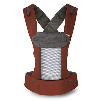Image of Beco 8 Baby Carrier Newborn to Toddler Cool Hybrid Body Backpack &amp; Front with Adjustable Seat Ergonomic Holder 7 45 lbs (Rust)