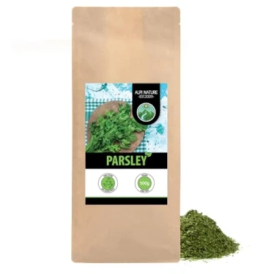 Image of Dried parsley (500g, 1.1lb), leaves 100% pure and natural for the preparation of spice mixtures