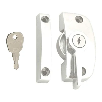 Image of ASEC Window Pivot Lock White Locking With 8.5mm Keep