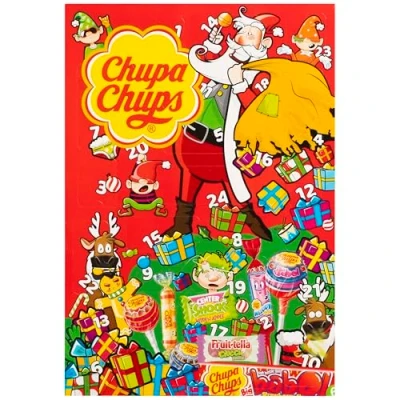 Image of Chupa Chups Festive Christmas Delight Sweet Assortment Advent Calendar 210 g Box