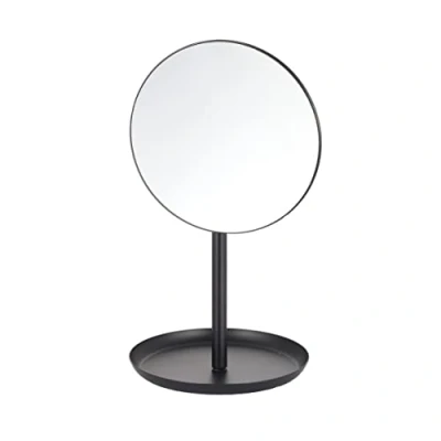 Image of axentia Vanity Mirror with Shelf Black