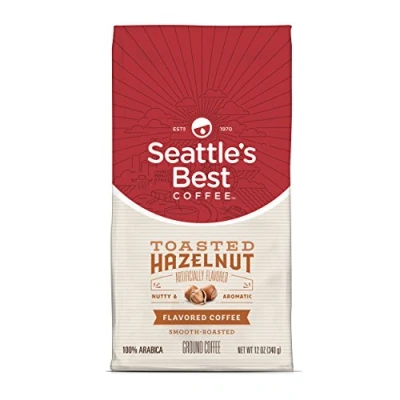Image of Seattles Best Coffee Toasted Hazelnut Flavoured Ground 340g Bag