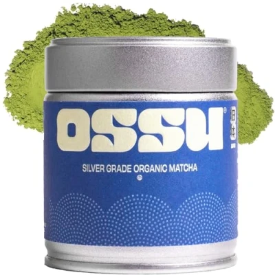 Image of 40g Organic Silver Grade Matcha Powder Japanese Ceremonial UJI, Kyoto Spring Harvest Stone Ground Green Tea